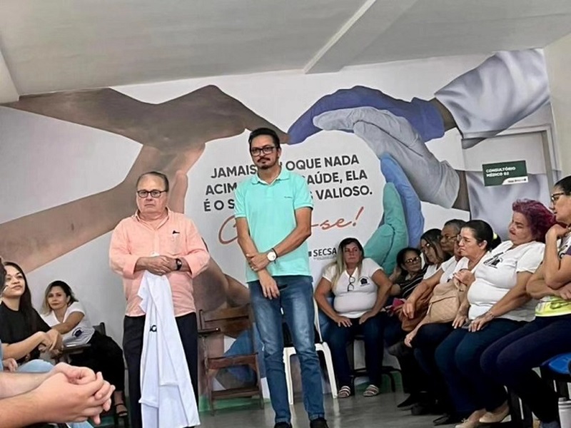 O Centro de Saúde Francisca Romana, situado no bairro Antônio Holanda (Cidade Alta), recebeu na tarde desta terça-feira (26/09), o Dr. Sérgio Juaçaba